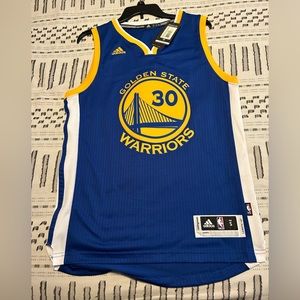 NBA Adidas curry Swingman Jersey new with tags. Size adult small.